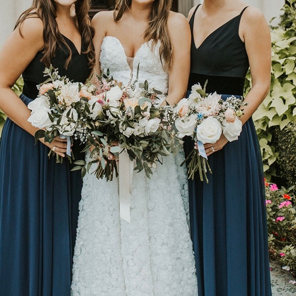 BHLDN Karlie Navy and Black Maxi Dress - Picture 4 of 10